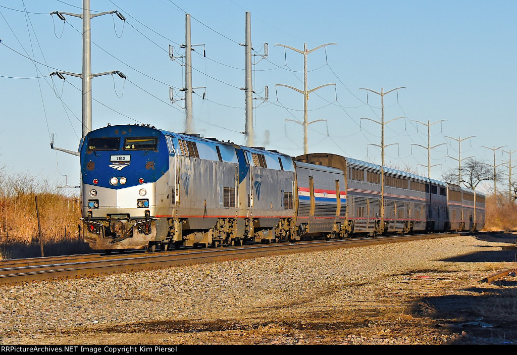 AMTK 182 Train #5 California Zephyr